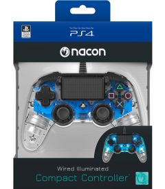 Nacon Wired Compact Controller (Illuminated Blue)
