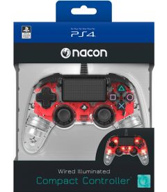 Nacon Wired Compact Controller (Illuminated Red)