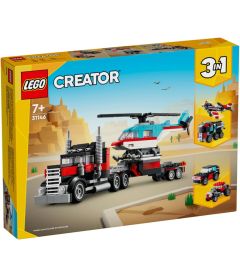 Lego Creator - Tieflader Mit Hubschrauber