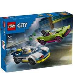 Lego City - Verfolgungsjagd Mit Polizeiauto Und Muscle Car