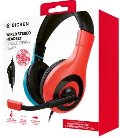 Wired Stereo Headset (Rot Und Blau, Switch, Oled, Lite)