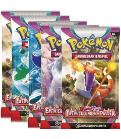 Trading Card Pokemon - Karmesin & Purpur Entwicklungen In Paldea (Booster Pack, DE)