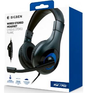 Wired Stereo Headset (Schwarz, PS4, PS5)