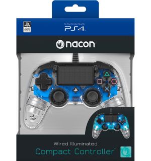 Nacon Wired Compact Controller (Illuminated Blue)