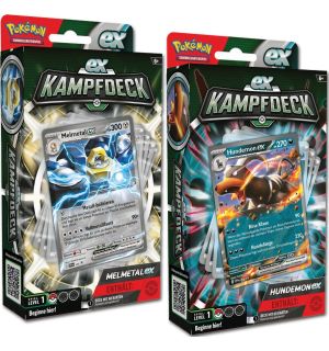 Trading Card Pokemon - Ex-Kampfdeck Hundemon Ex / Melmetal Ex (DE)