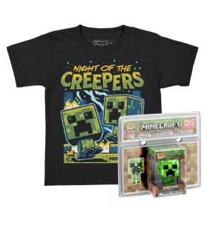 Pocket Pop! & Tee Minecraft - Creeper (Grosse S, Kids)