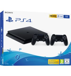 PS4 1TB Slim + 2 DualShock 4 (D Chassis)
